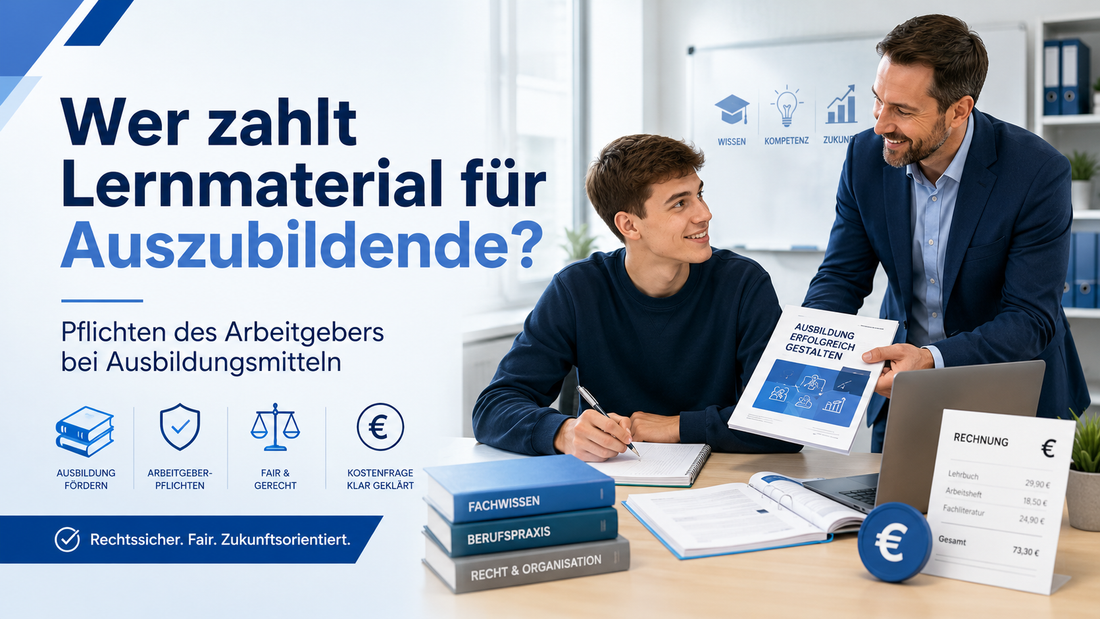 Wer zahlt Lernmaterial für Auszubildende?