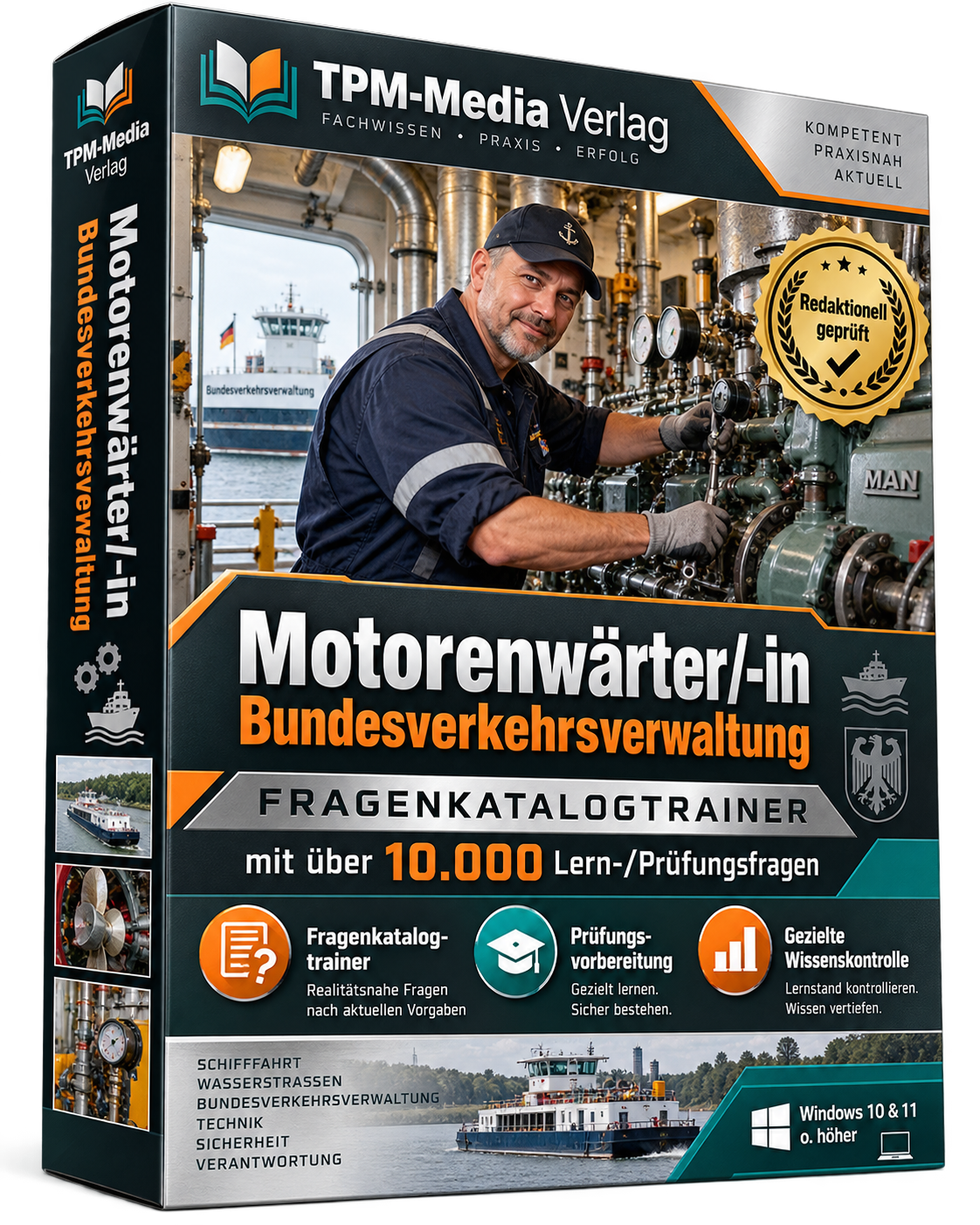 Motorenwärter/-in Bundesverkehrsverwaltung Fragenkatalogtrainer Download (WIN) – Produktbild 2