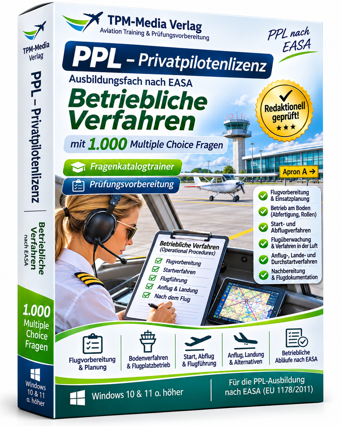 PPL-Privatpilotenlizenz -Betriebliche Verfahren- Fragenkatalogtrainer Download – Produktbild 2