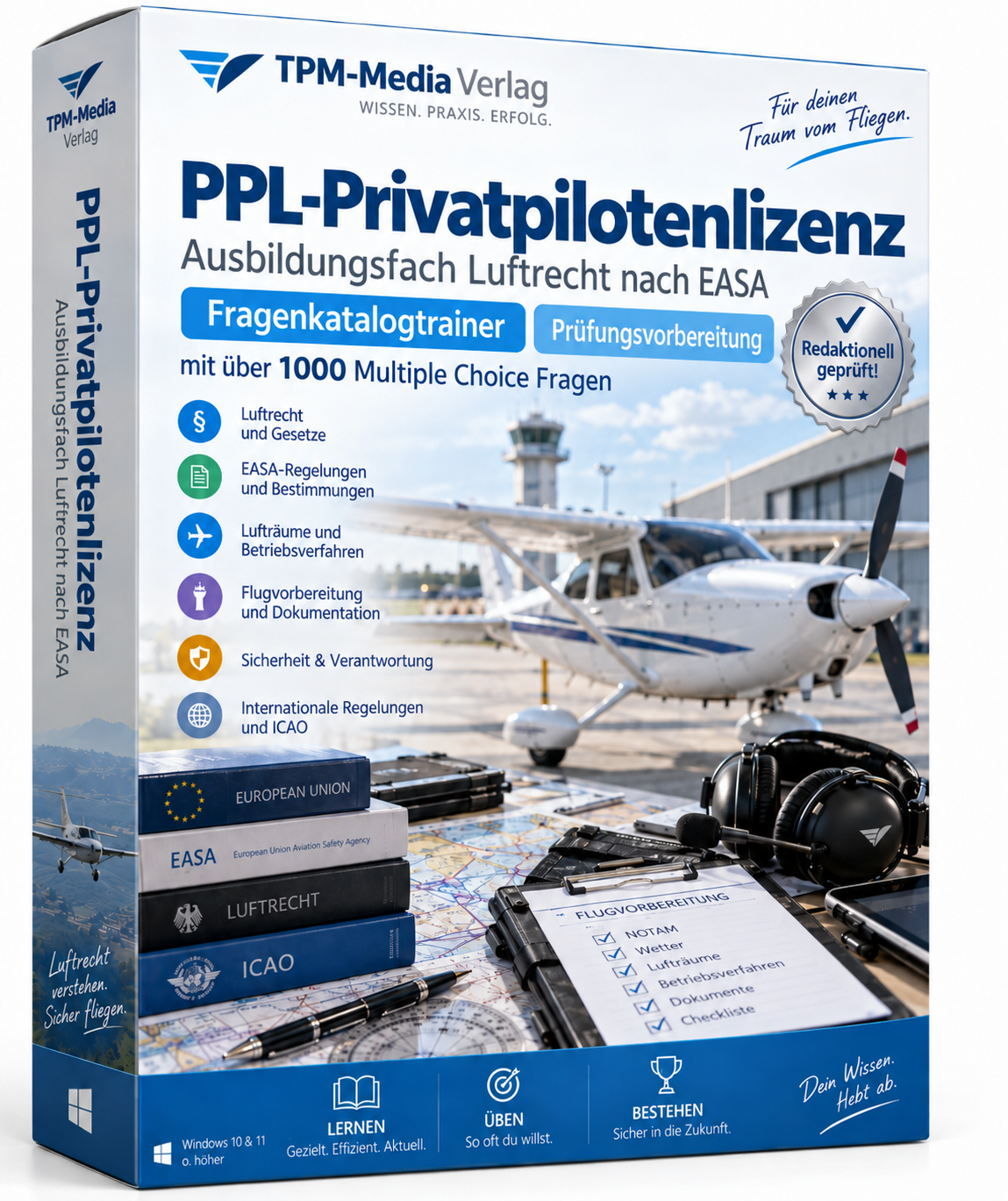 PPL-Privatpilotenlizenz -Luftrecht- Fragenkatalogtrainer Download (WIN) – Produktbild 2