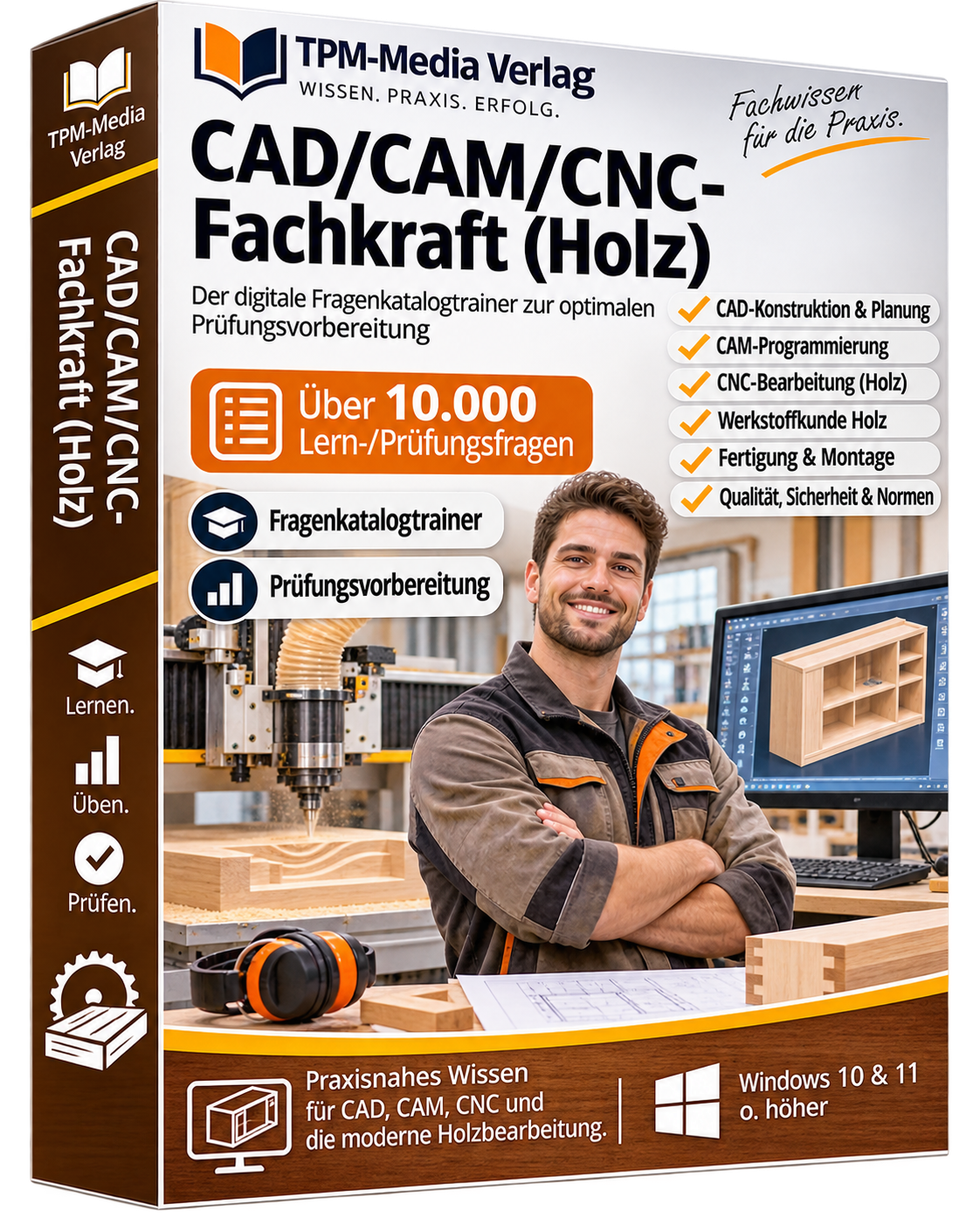 CAD/CAM/CNC-Fachkraft (Holz) Fragenkatalogtrainer Download (WIN) – Produktbild 2