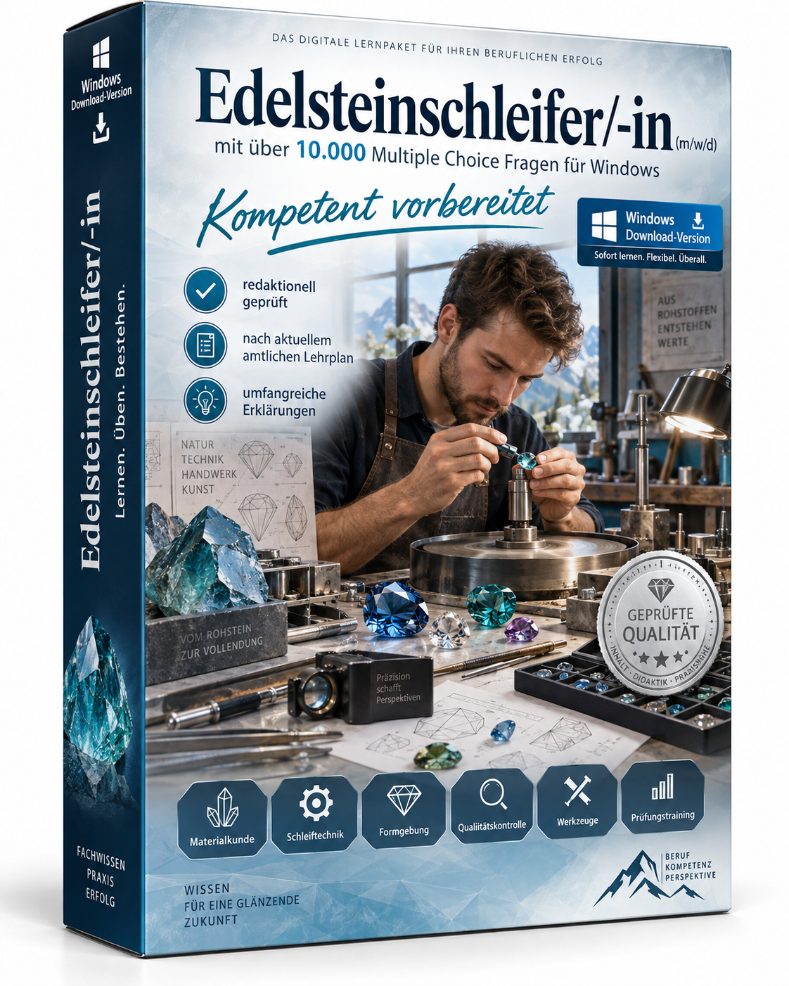 Edelsteinschleifer/-in - Fragenkatalogtrainer - Download (WIN) – Produktbild 2