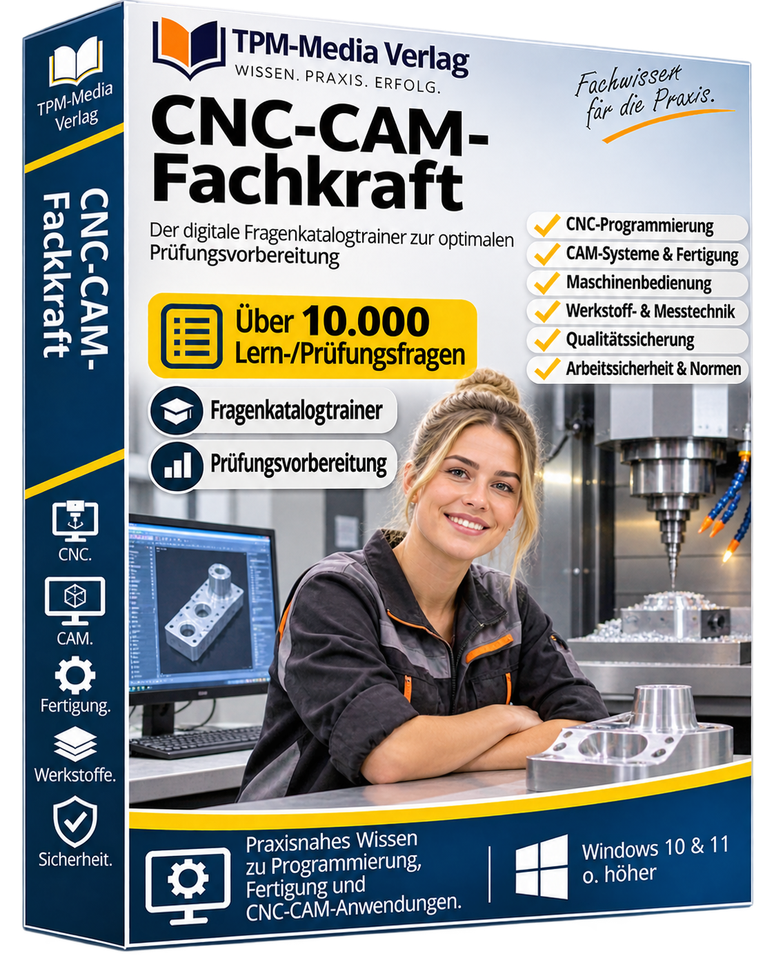 CNC-CAM-Fachkraft Fragenkatalogtrainer Download (WIN) – Produktbild 2