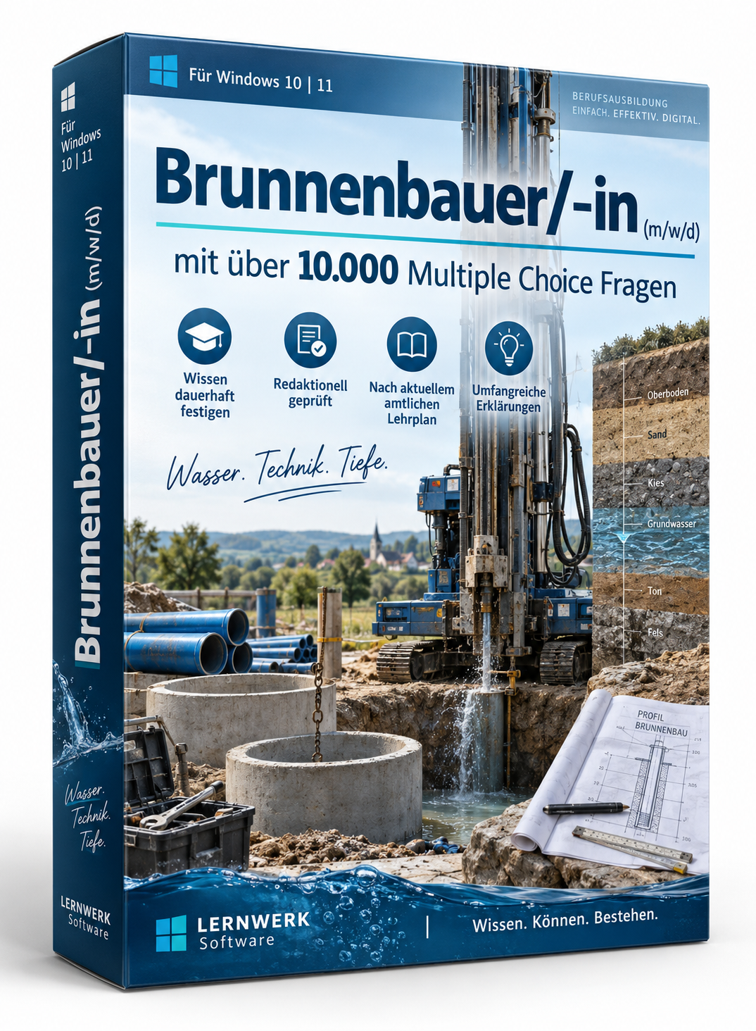 Brunnenbauer/-in (m/w/d) - Fragenkatalogtrainer - Download WIN – Produktbild 2