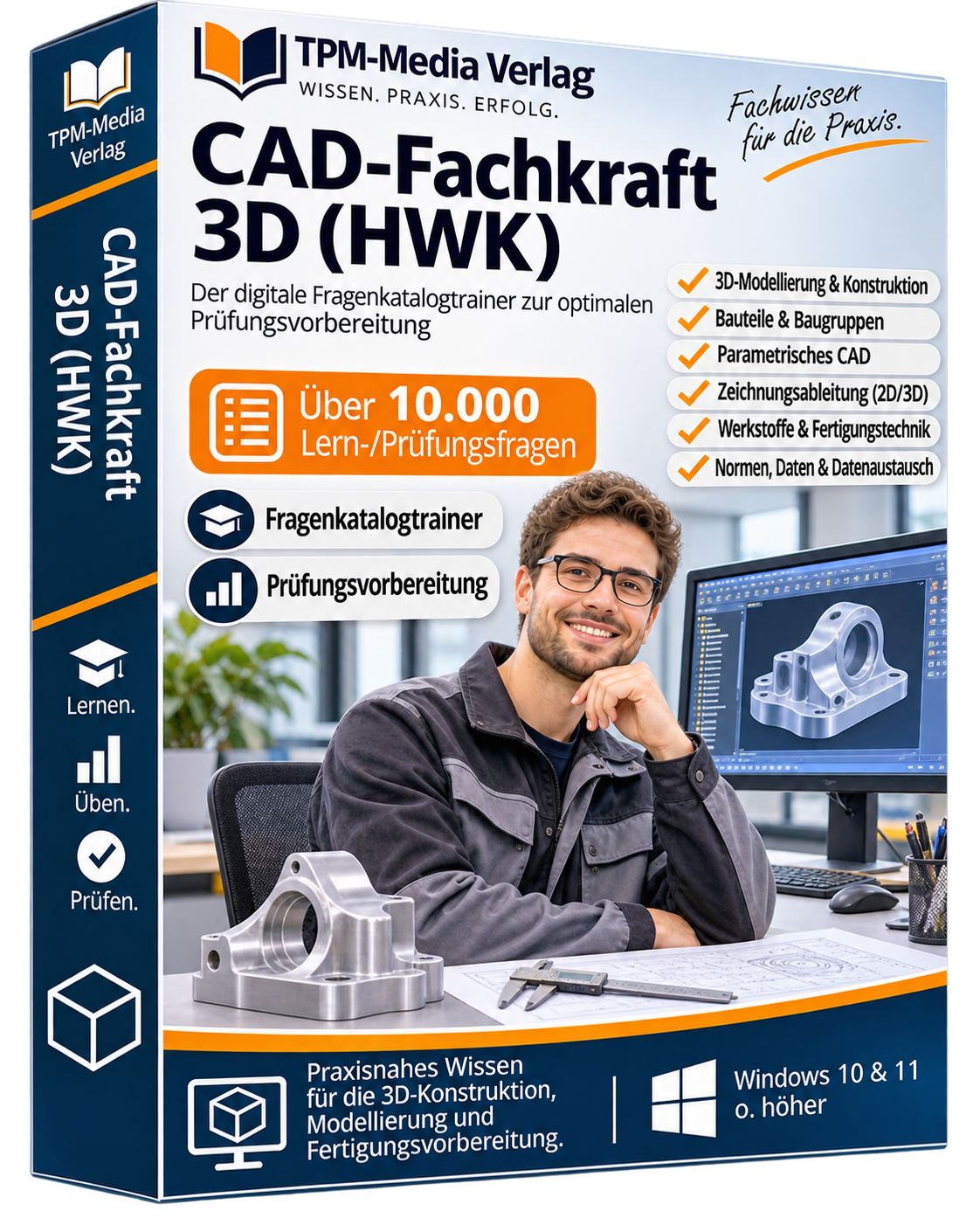CAD-Fachkraft 3D (HWK) Fragenkatalogtrainer Download (WIN) – Produktbild 2