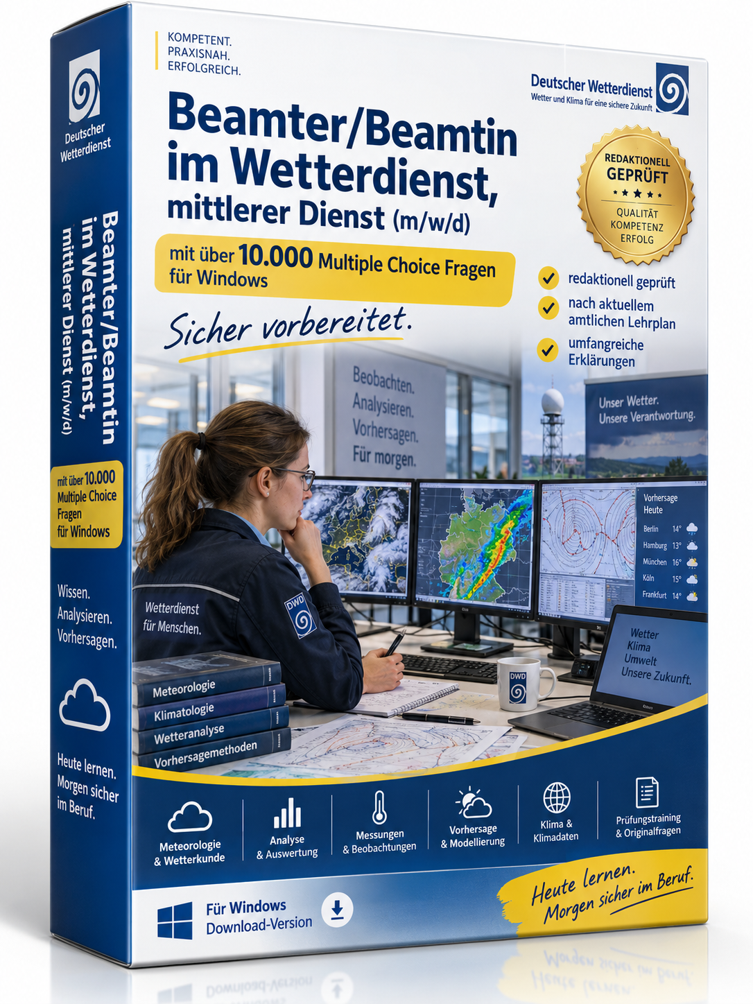 Beamter/Beamtin im Wetterdienst, mittlerer Dienst-Fragenkatalogtrainer-Download – Produktbild 2