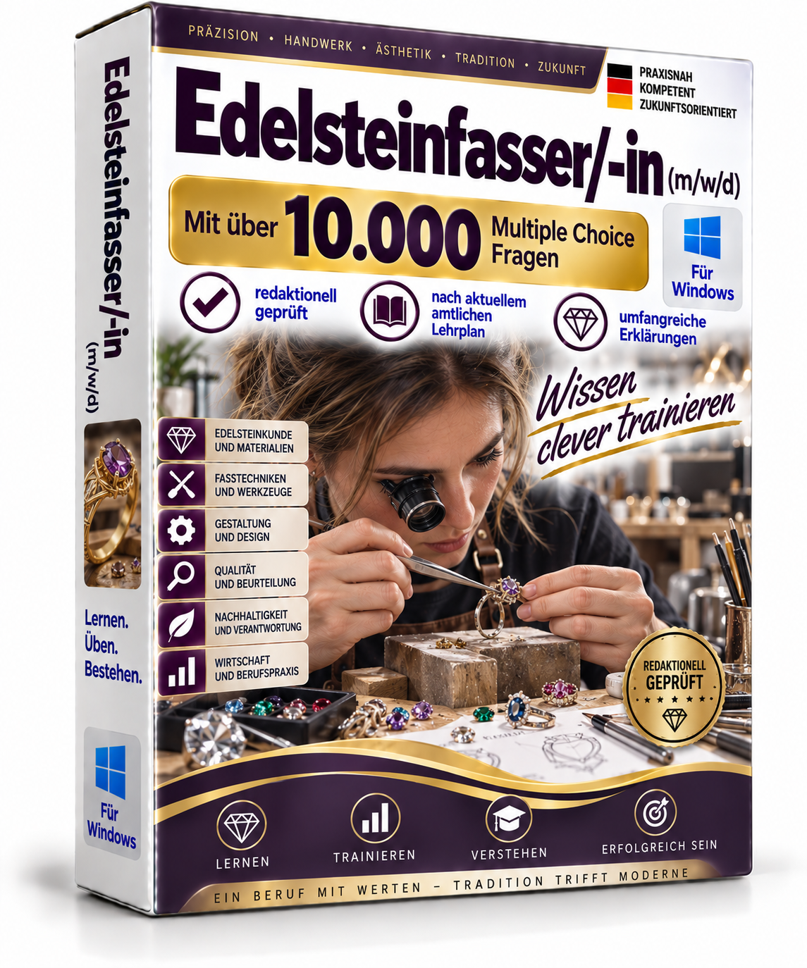 Edelsteinfasser/-in - Fragenkatalogtrainer - Download (WIN) – Produktbild 2