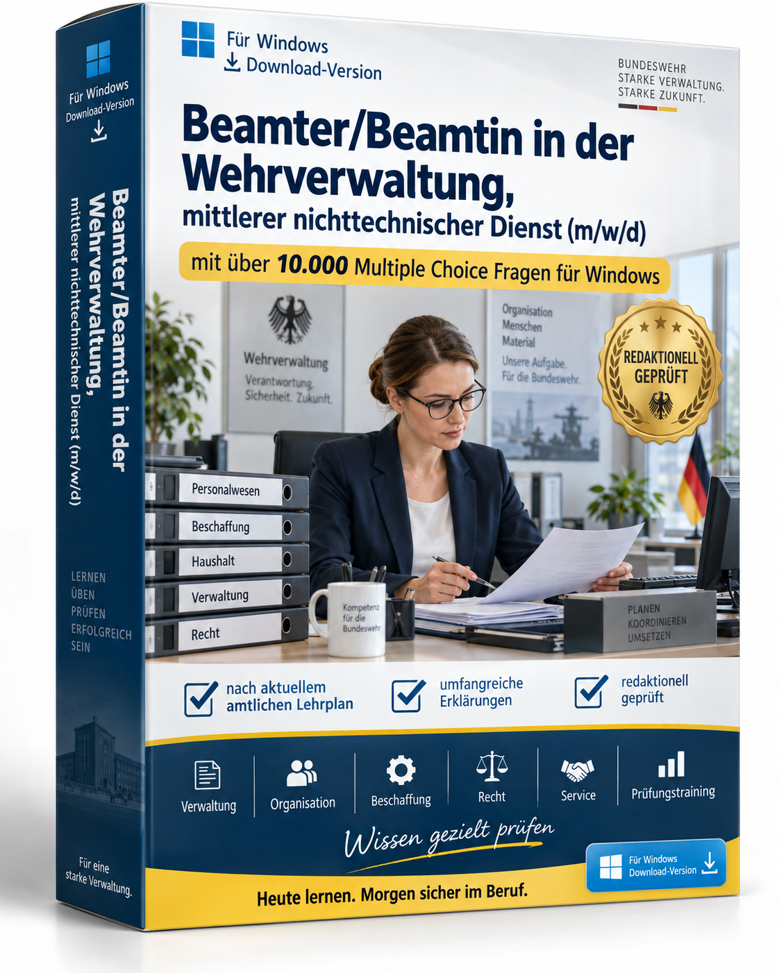 Beamter/Beamtin i. d. Wehrverwalt., mittl.nichttechn.Dienst Fragenkatalogtrainer – Produktbild 2