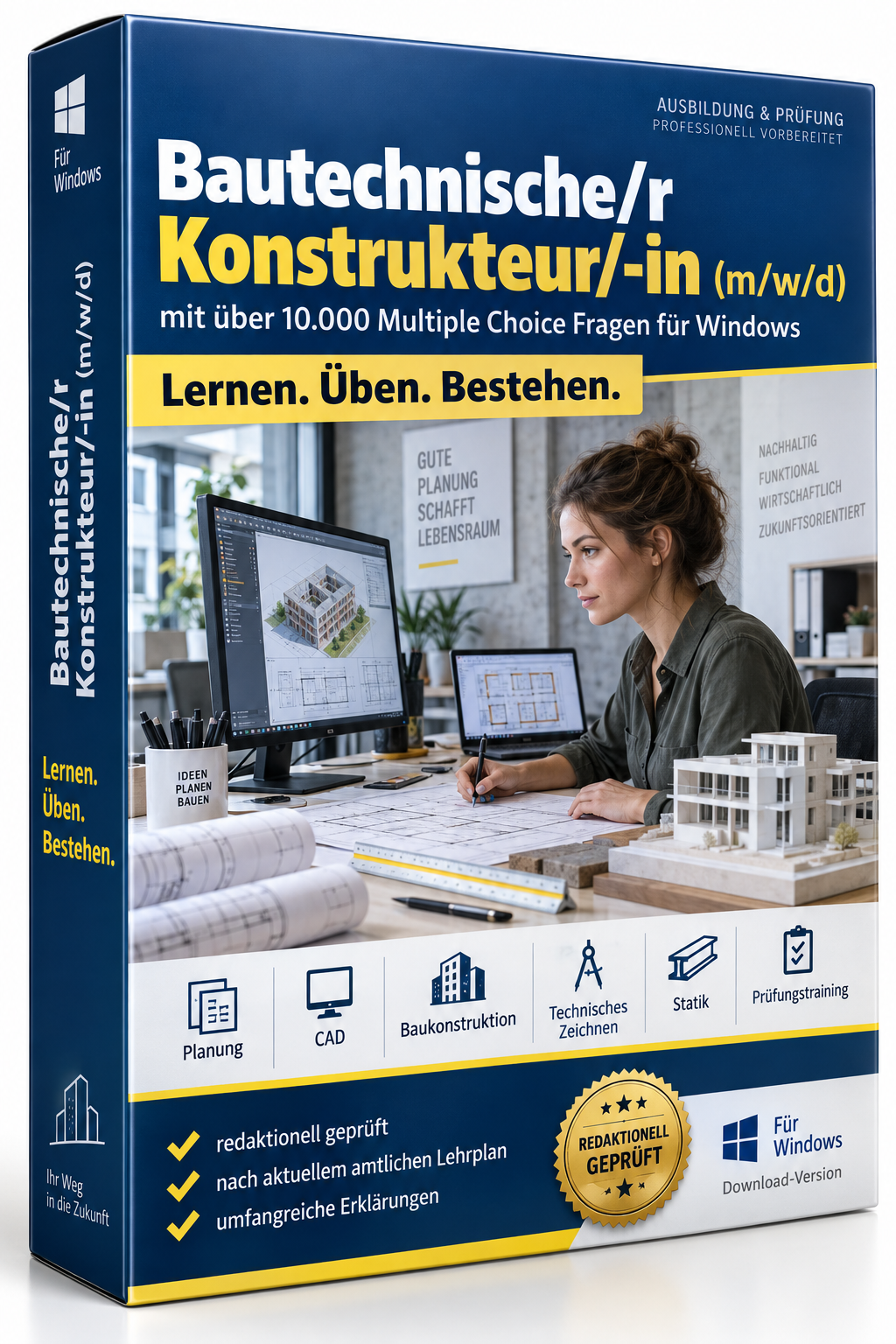 Bautechnische/r Konstrukteur/-in (m/w/d) - Fragenkatalogtrainer - Download (WIN) – Produktbild 2