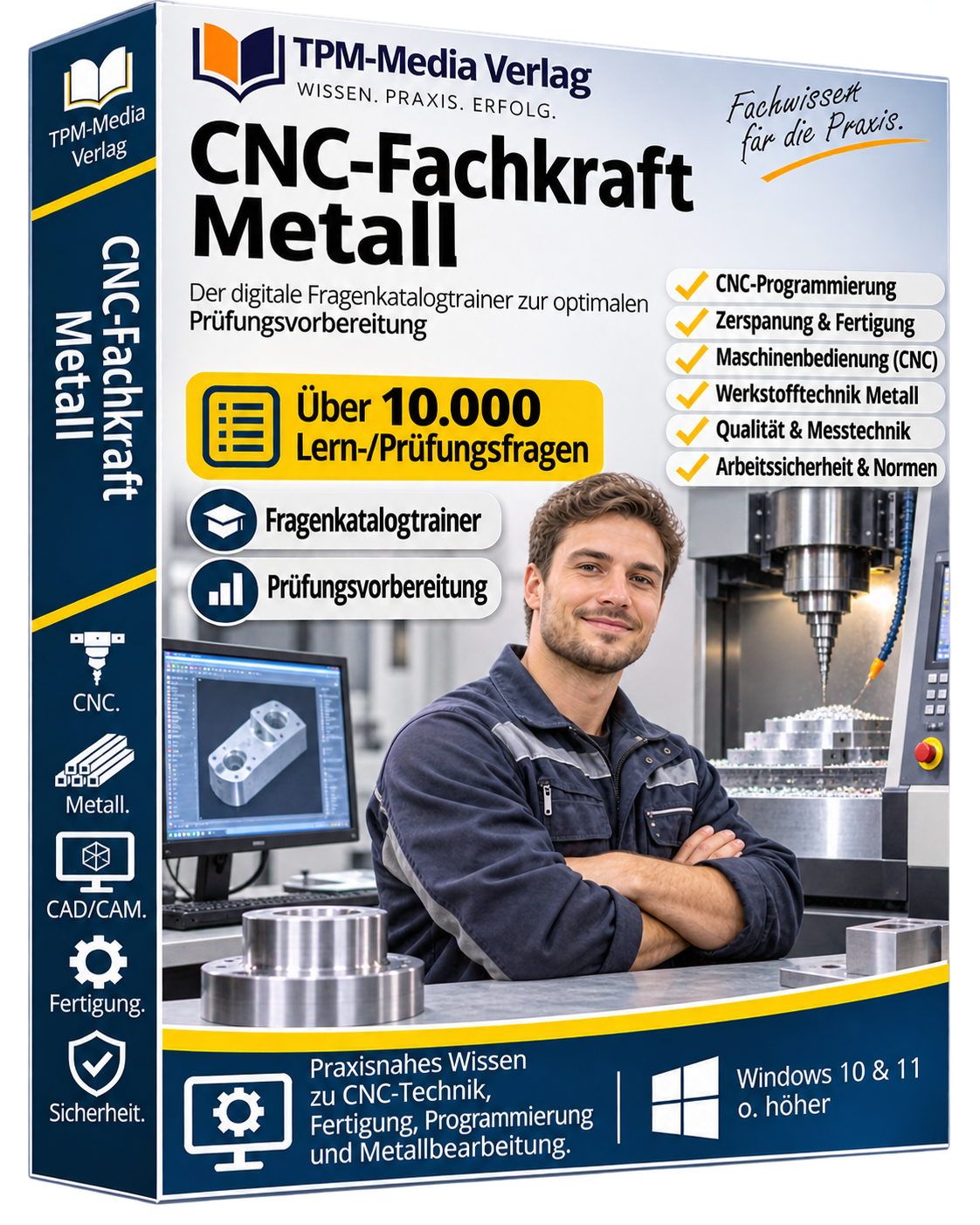 CNC-Fachkraft Metall Fragenkatalogtrainer Download (WIN) – Produktbild 2