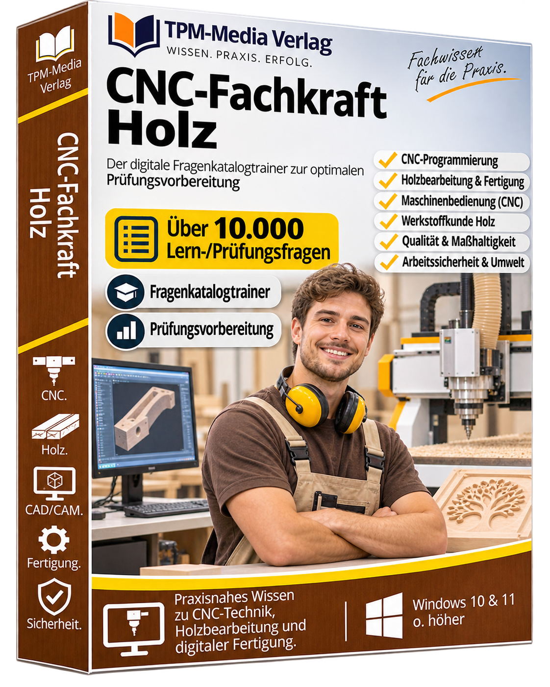CNC-Fachkraft Holz Fragenkatalogtrainer Download (WIN) – Produktbild 2