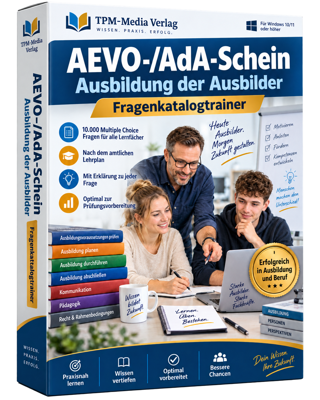 AEVO/ADA - Schein Fragenkatalogtrainer mit über 10.000 Multiple Choice Fragen -Download für Windows