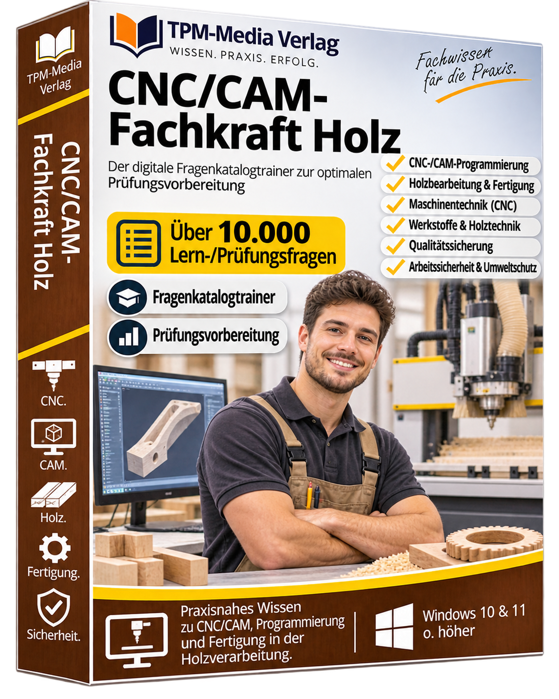 CNC/CAM-Fachkraft Holz Fragenkatalogtrainer Download (WIN) – Produktbild 2