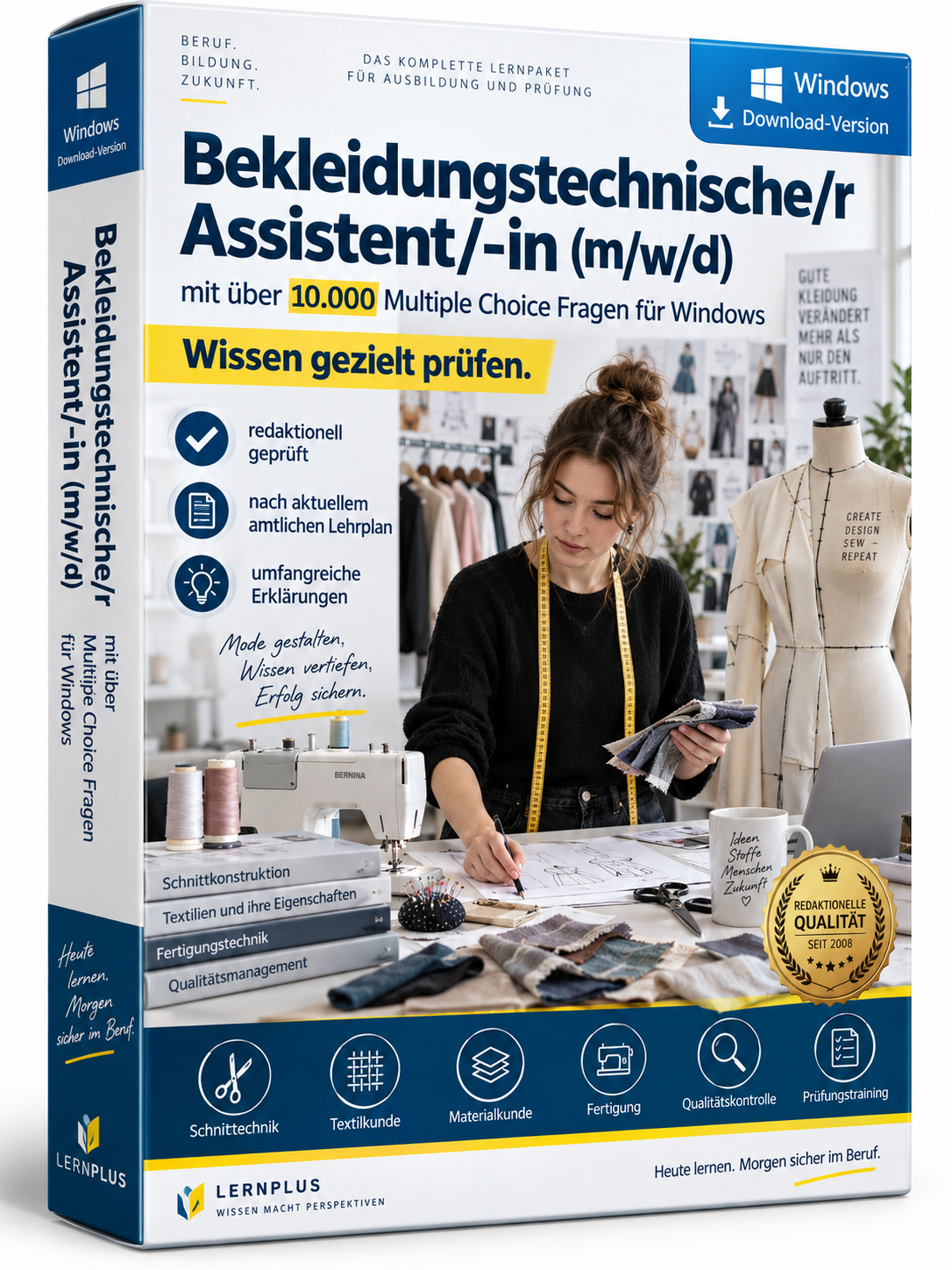 Bekleidungstechnische/r Assistent/-in (m/w/d) - Fragenkatalogtrainer - Download – Produktbild 2