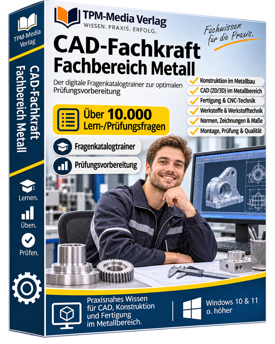 CAD-Fachkraft Fachbereich Metall Fragenkatalogtrainer Download (WIN) – Produktbild 2