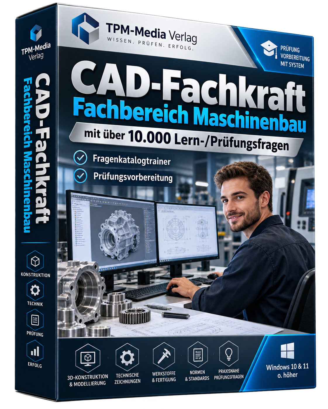 CAD-Fachkraft Maschinenbau Fragenkatalogtrainer Download (WIN) – Produktbild 2