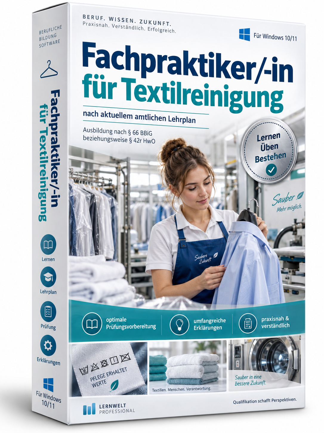 Fachpraktiker/-in für Textilreinigung (m/w/d) - Fragenkatalogtrainer - Download – Produktbild 2