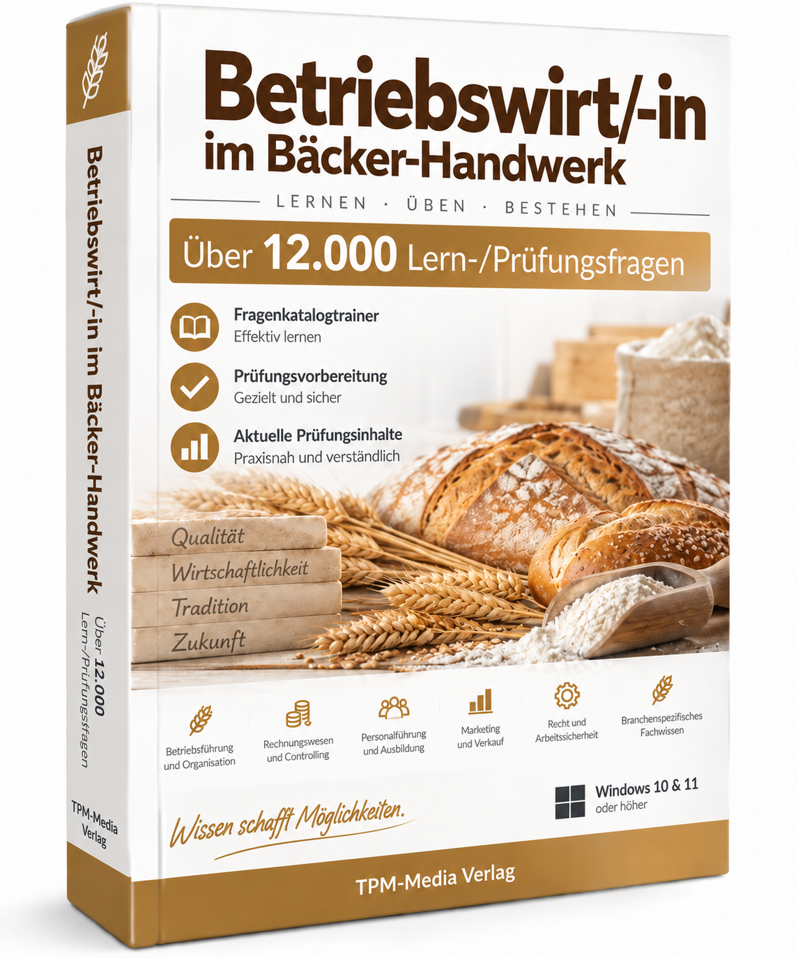 Betriebswirt/ -in im Bäckerhandwerk Fragenkatalogtrainer 12.000 Lernfragen (WIN) – Produktbild 2