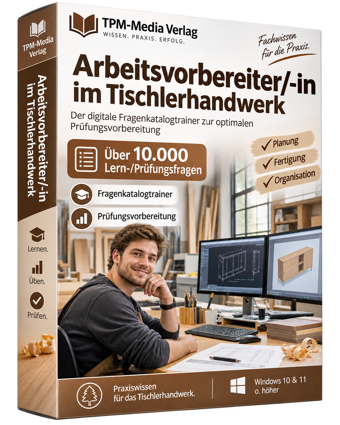 Arbeitsvorbereiter/-in im Tischlerhandwerk Fragenkatalogtrainer Download (WIN) – Produktbild 2