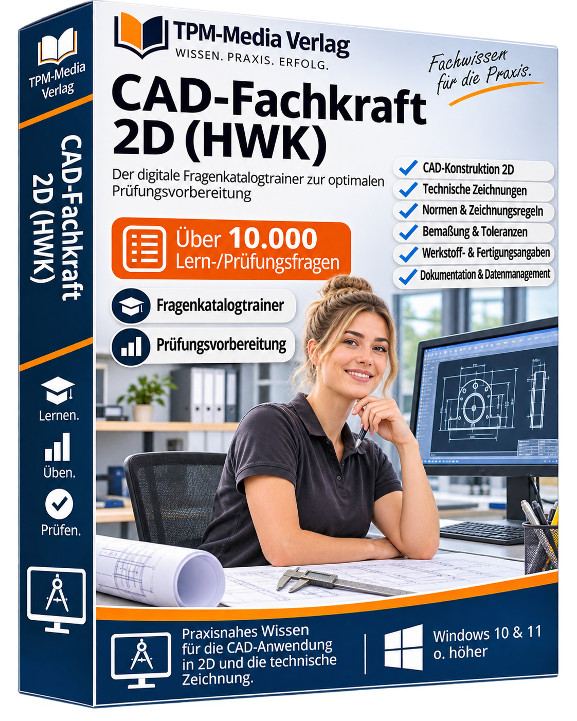 CAD-Fachkraft 2D (HWK) Fragenkatalogtrainer Download (WIN) – Produktbild 2