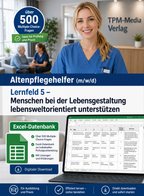 Altenpflegehelfer - Lernfeld 5 gewerbliche Excel-Fragenkatalog Datenbank (Sofort-Download)
