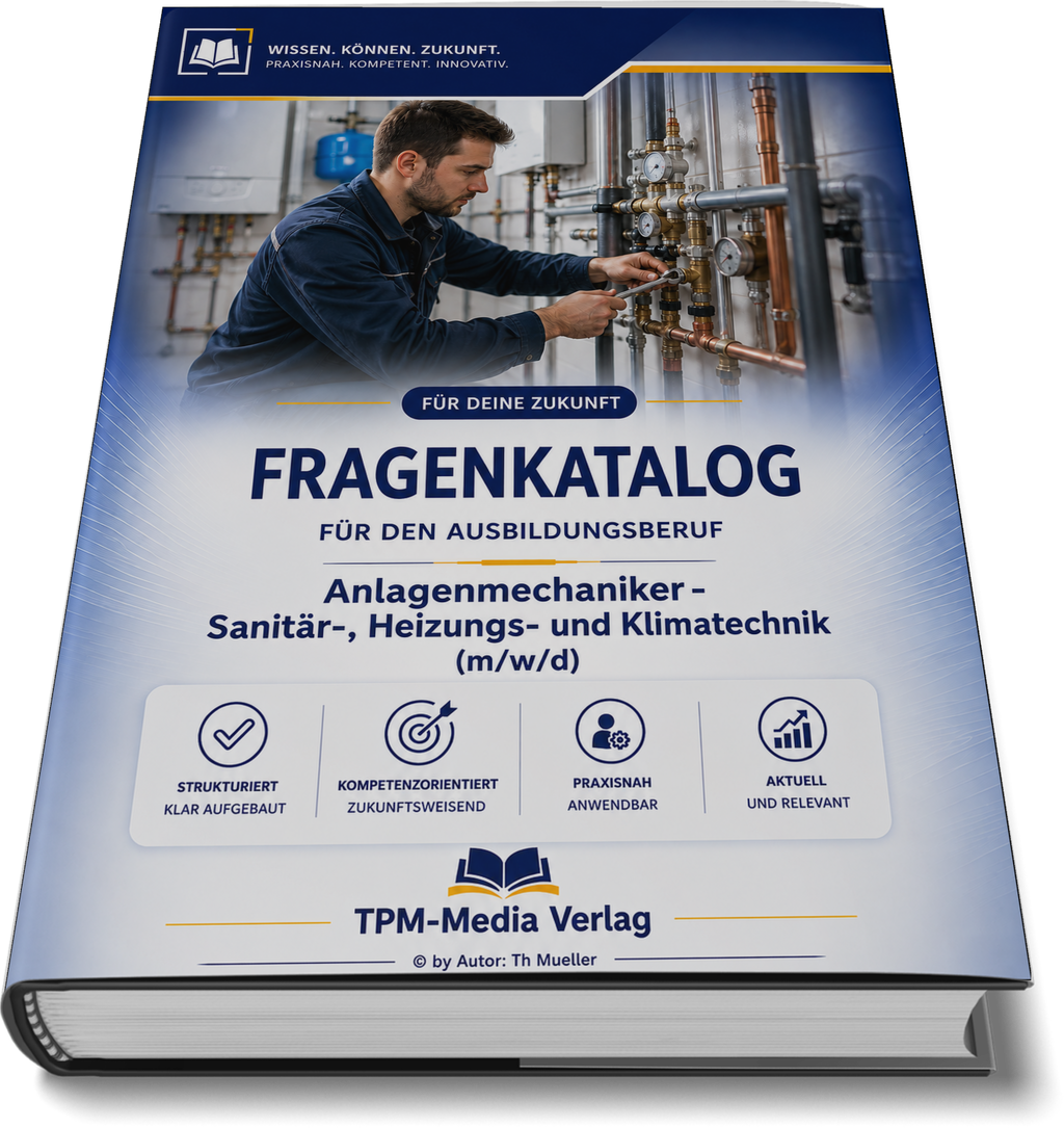 Anlagenmechaniker für Sanitär-, Heizungs- und Klimatechnik (m/w/d) Pro Fragenkatalog (Buch-/Printversion) mit über 3100 Lern-/Prüfungsfragen