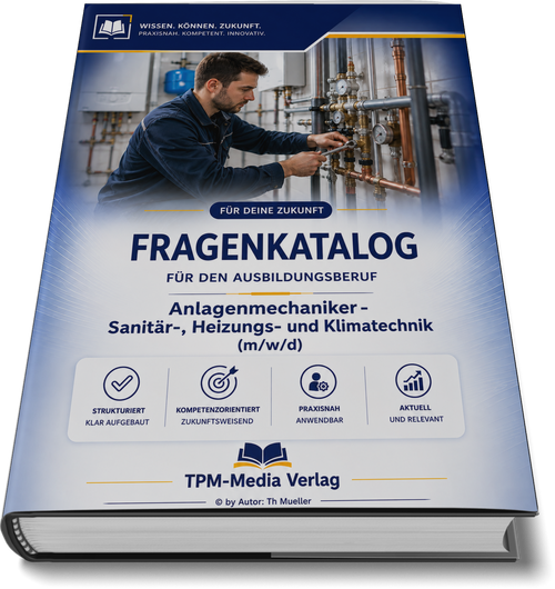 Anlagenmechaniker für Sanitär-, Heizungs- und Klimatechnik (m/w/d) Pro Fragenkatalog (Buch-/Printversion) mit über 3100 Lern-/Prüfungsfragen