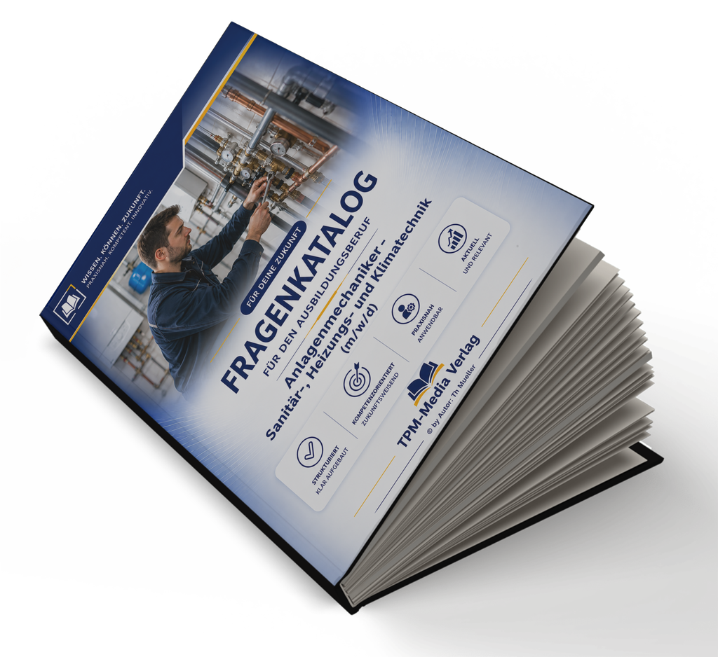 Anlagenmechaniker für Sanitär-, Heizungs- und Klimatechnik (m/w/d) Pro Fragenkatalog (Buch-/Printversion) mit über 3100 Lern-/Prüfungsfragen