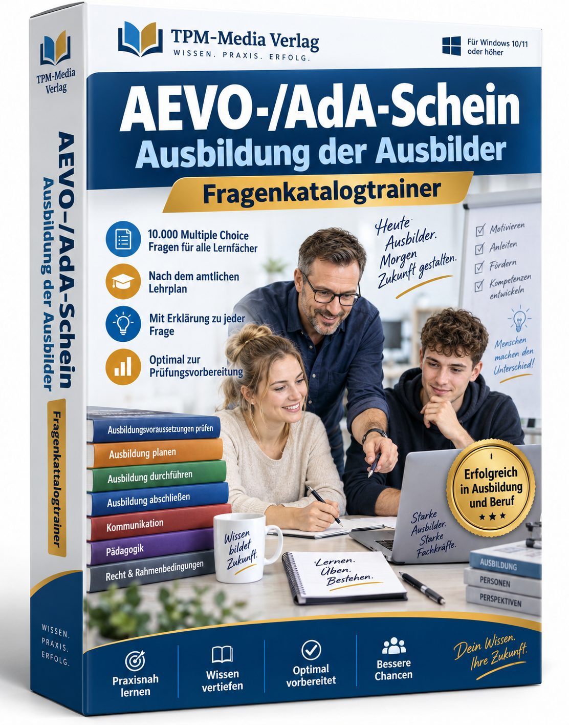 AEVO/ADA - Schein Fragenkatalogtrainer mit über 10.000 Multiple Choice Fragen -Download für Windows