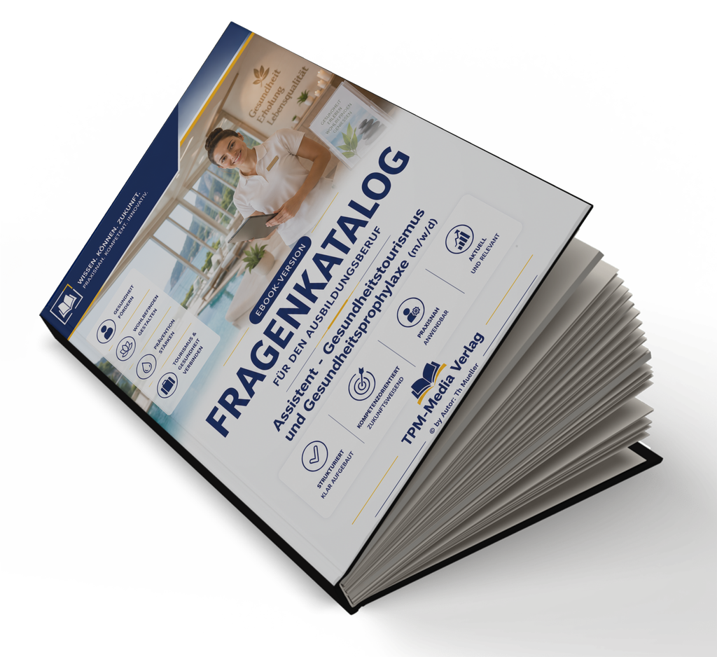 Assistent für Gesundheitstourismus und -prophylaxe (m/w/d) Pro Fragenkatalog (Buch-/Printversion) mit über 3200 Lern-/Prüfungsfragen