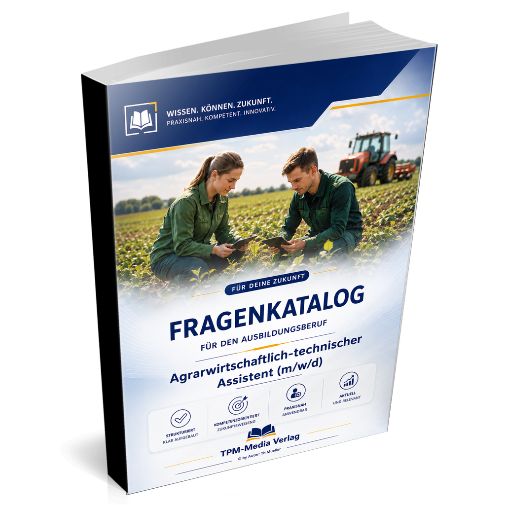 Agrarwirtschaftlich-technische/r Assistent/-in (m/w/d) Fragenkatalog (Buch-/Printversion) mit über 3000 Lernfragen