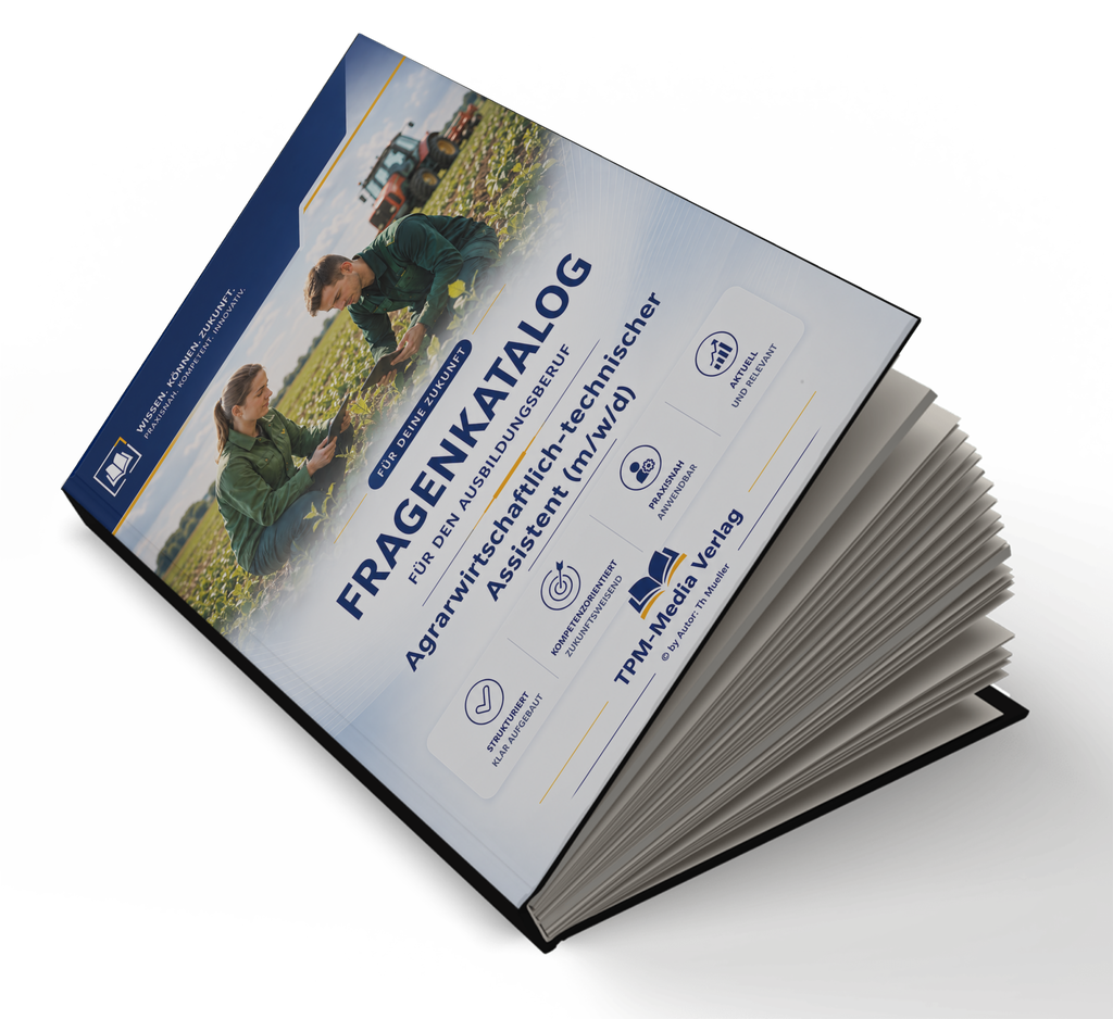 Agrarwirtschaftlich-technische/r Assistent/-in (m/w/d) Fragenkatalog (Buch-/Printversion) mit über 3000 Lernfragen