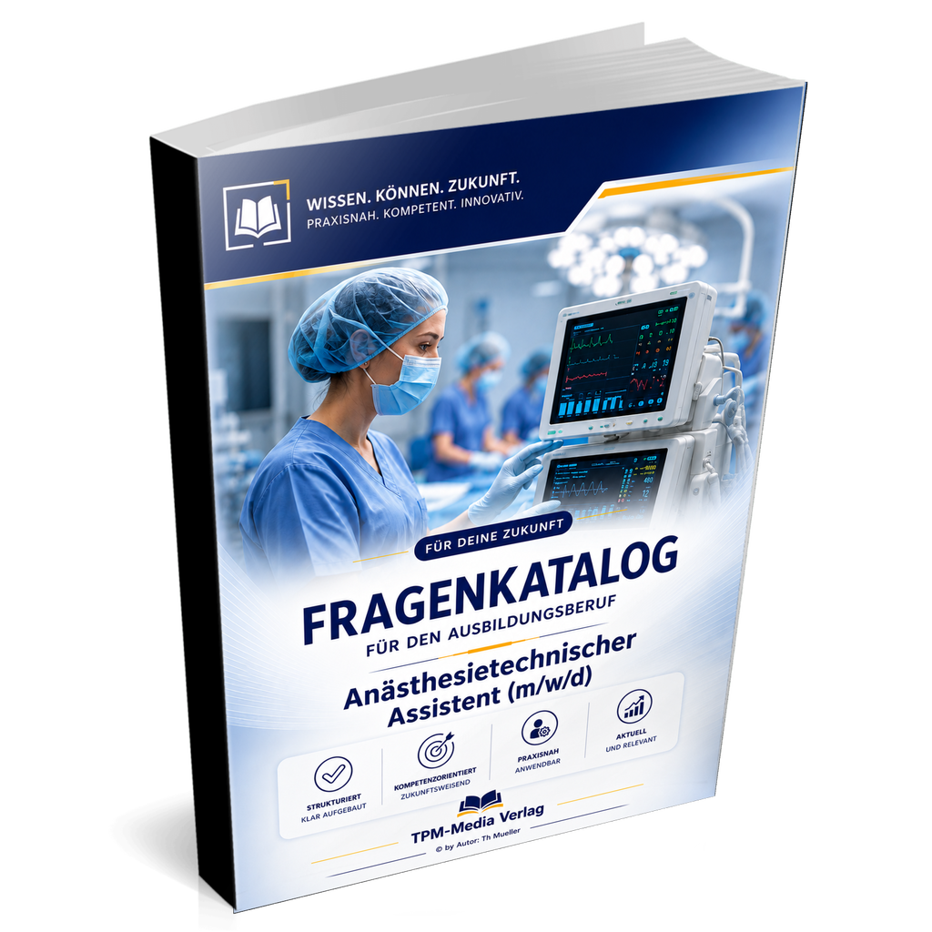Anästhesietechnische/r Assistent/-in Fragenkatalog (Buch-/Printversion) mit über 3000 Lernfragen