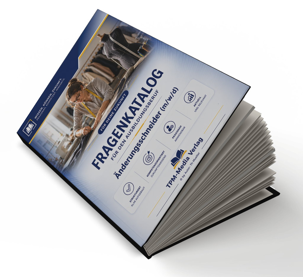 Änderungsschneider/-in (m/w/d) Fragenkatalog (Buch-/Printversion) mit über 3000 Lernfragen