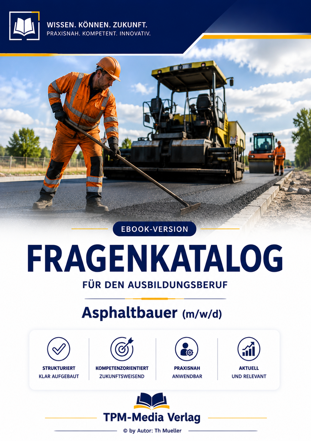 Fragenkatalog Asphaltbauer mit über 3000 Lern-/Prüfungsfragen eBook Version für Windows mit eBook-Reader Download-Version
