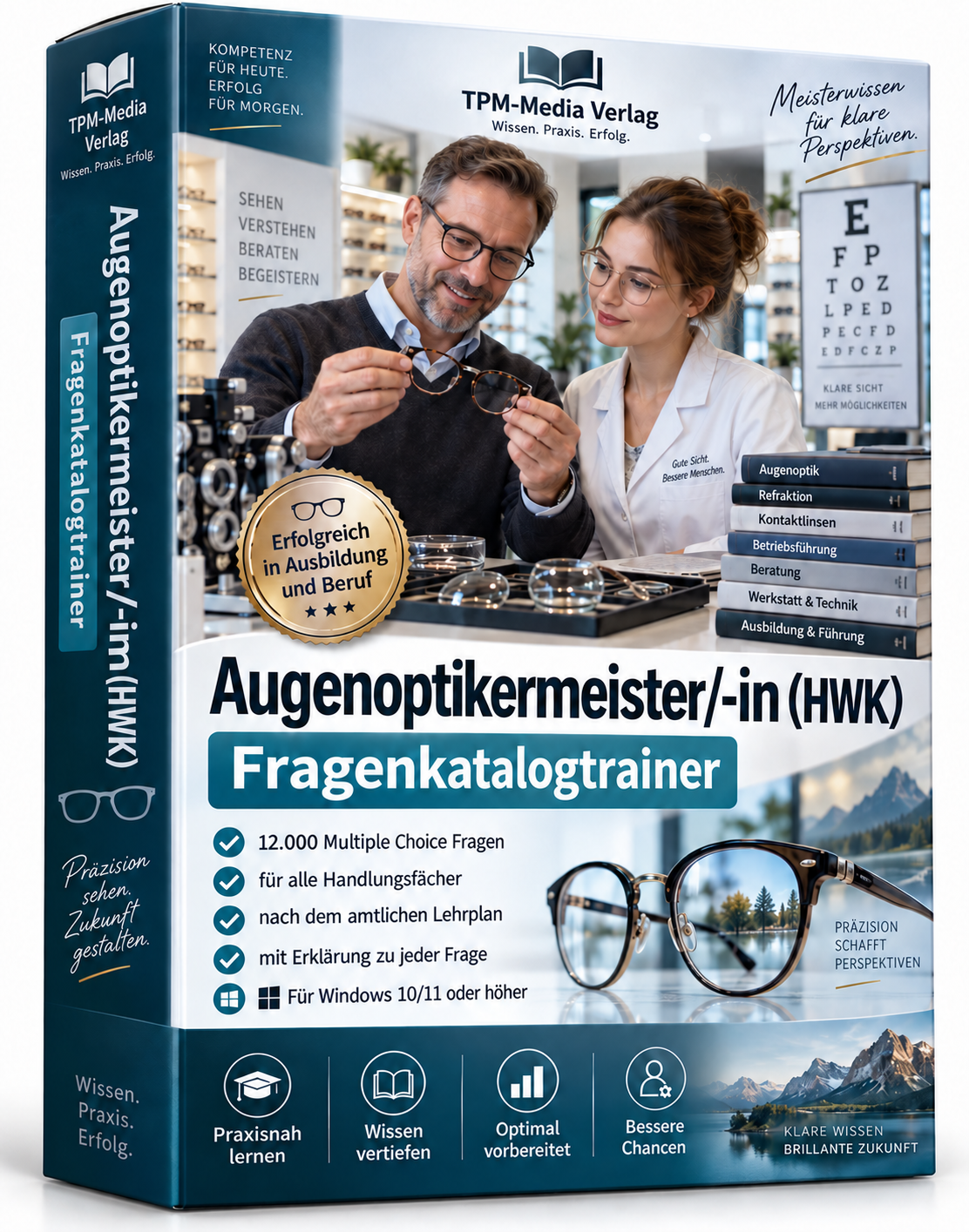 Augenoptikermeister (HWK) Fragenkatalogtrainer - mit über 12.000 Lernfragen Download (WIN)
