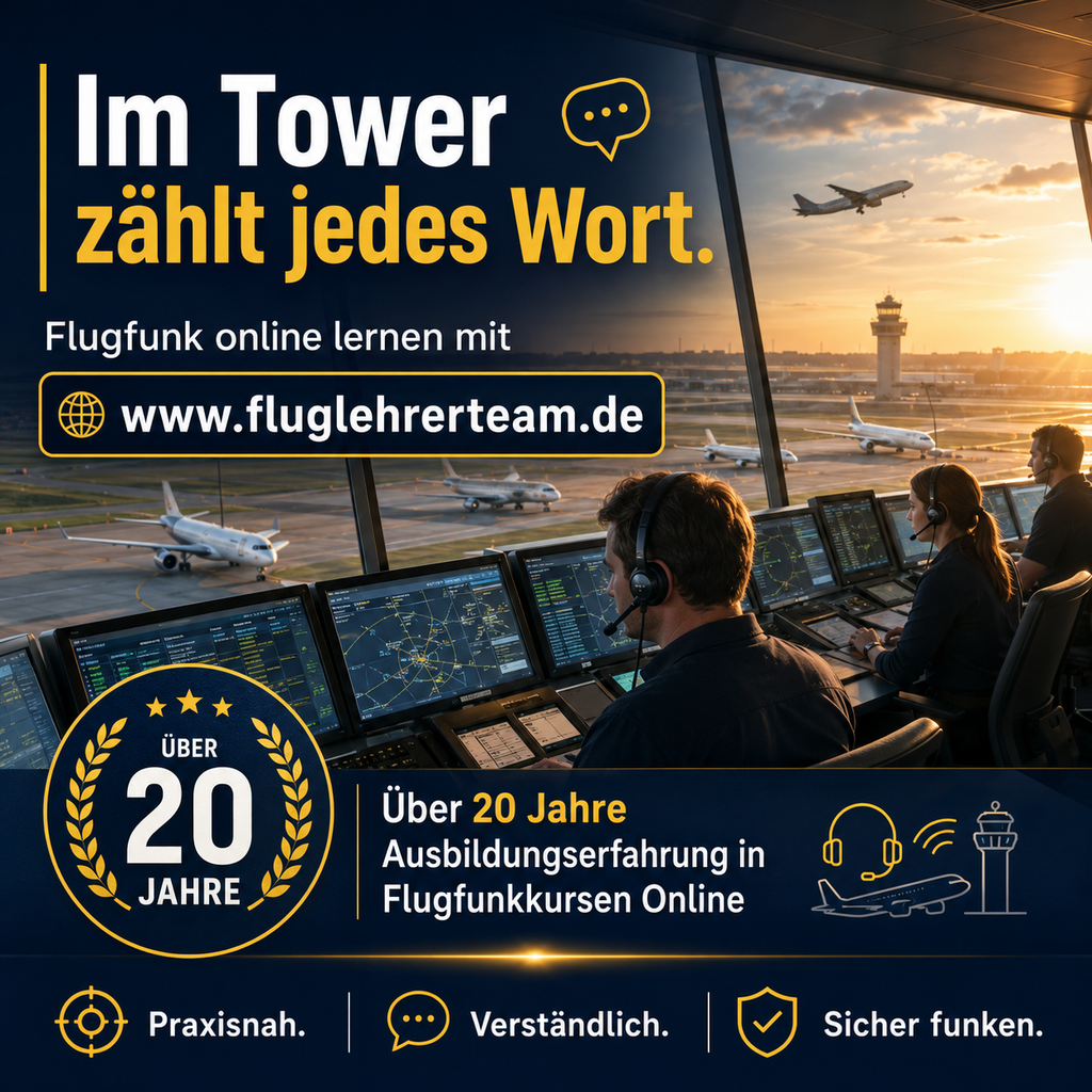 Einzelstundepaket (5 Std.) für BZF II (deutsch) -  Online-Coaching - für www.fluglehrerteam.de - TPM-Media Verlag