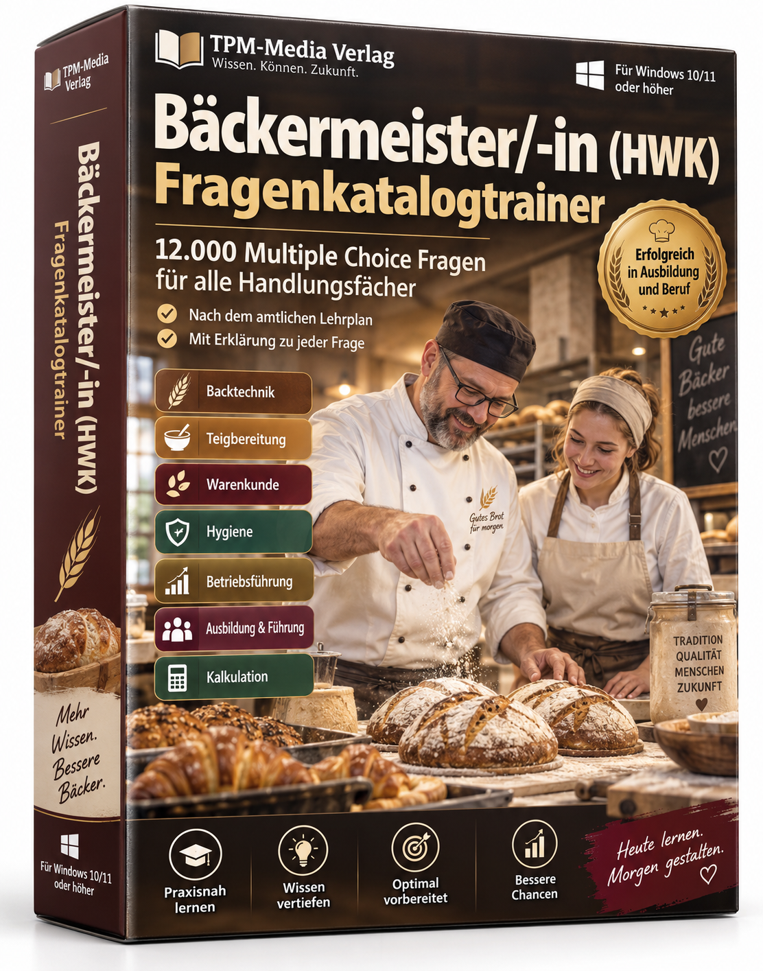 Bäckermeister/-in HWK Fragenkatalogtrainer 12.000 Lernfragen Download (WIN)