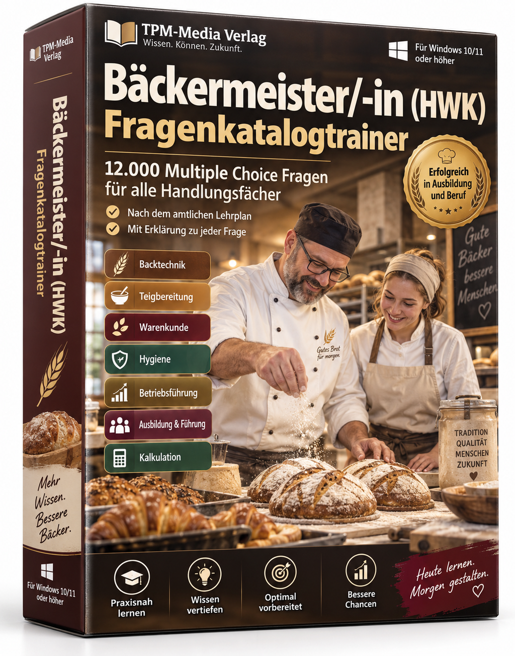 Bäckermeister/-in HWK Fragenkatalogtrainer 12.000 Lernfragen Download (WIN)