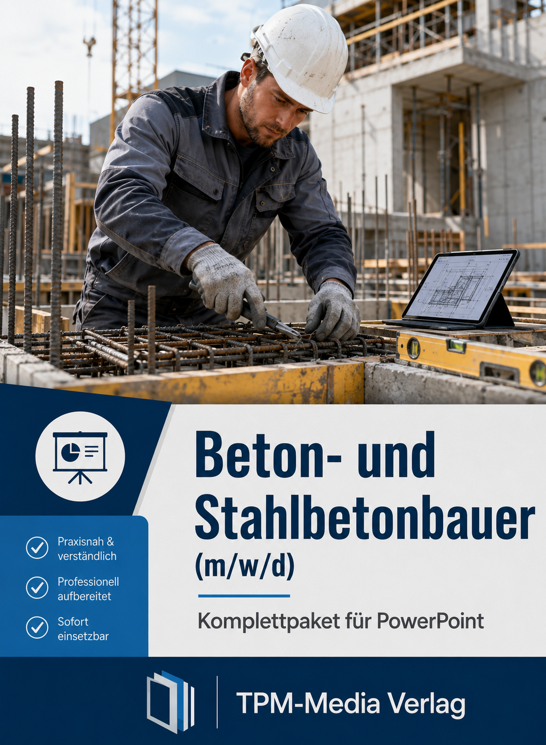 Erfolgreich Ausbilden mit dem PowerPoint-Komplettpaket für Betonbauer: Der Schlüssel zur optimalen Berufsausbildung