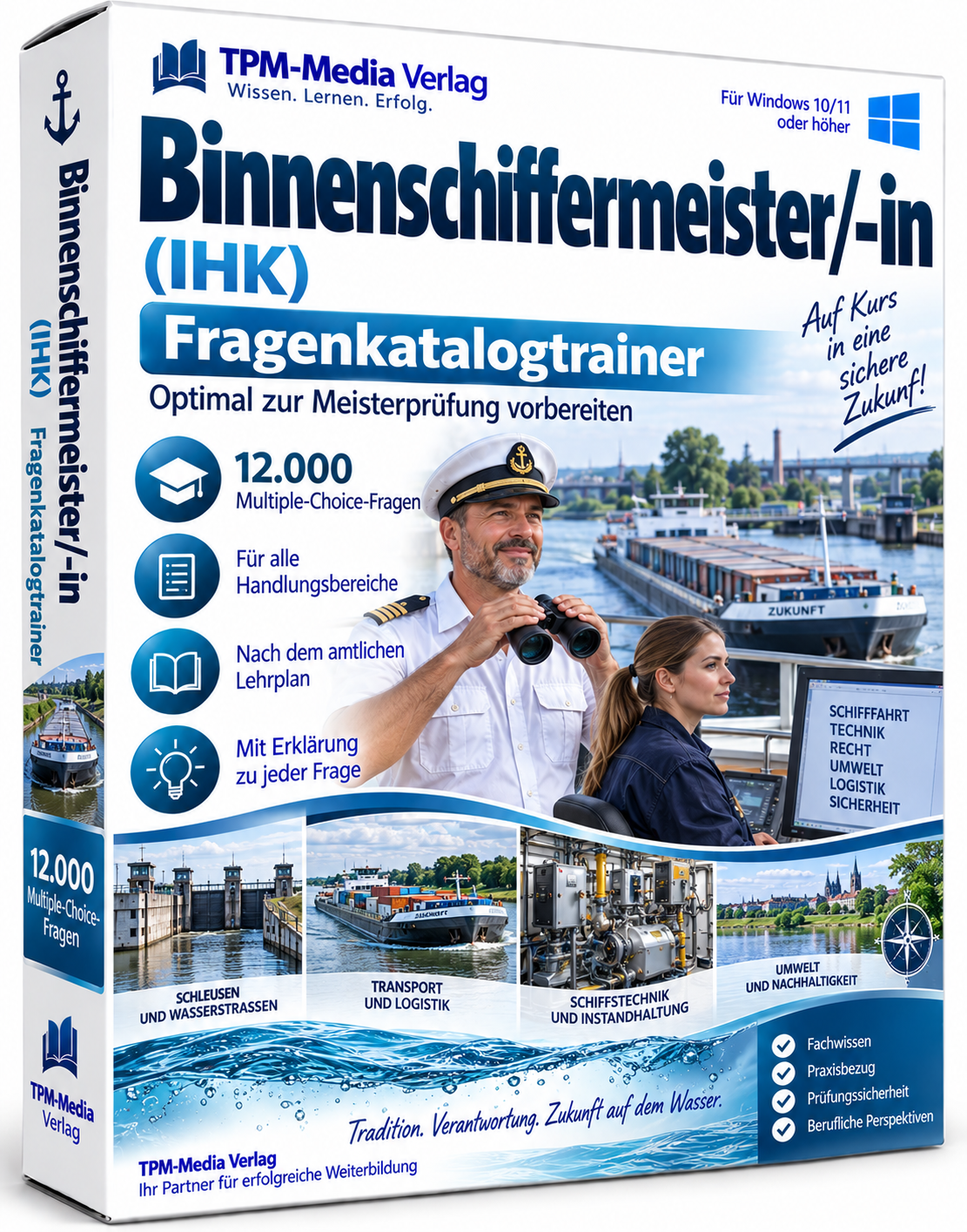Binnenschiffermeister IHK Fragenkatalogtrainer 12.000 Lernfragen Download (WIN)