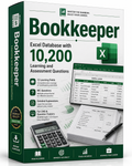 Bookkeeper – Excel Database with 10,200 Learning and Assessment Questions