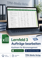 Kaufmann für Büromanagement - Lernfeld 3 gewerbliche Excel-Fragenkatalog Datenbank (Sofort-Download)