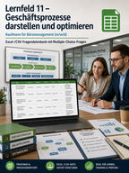 Kaufmann für Büromanagement - Lernfeld 11 gewerbliche Excel-Fragenkatalog Datenbank (Sofort-Download)