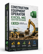 Construction Equipment Operator – Excel Database with 10.200 Learning and Assessment Questions