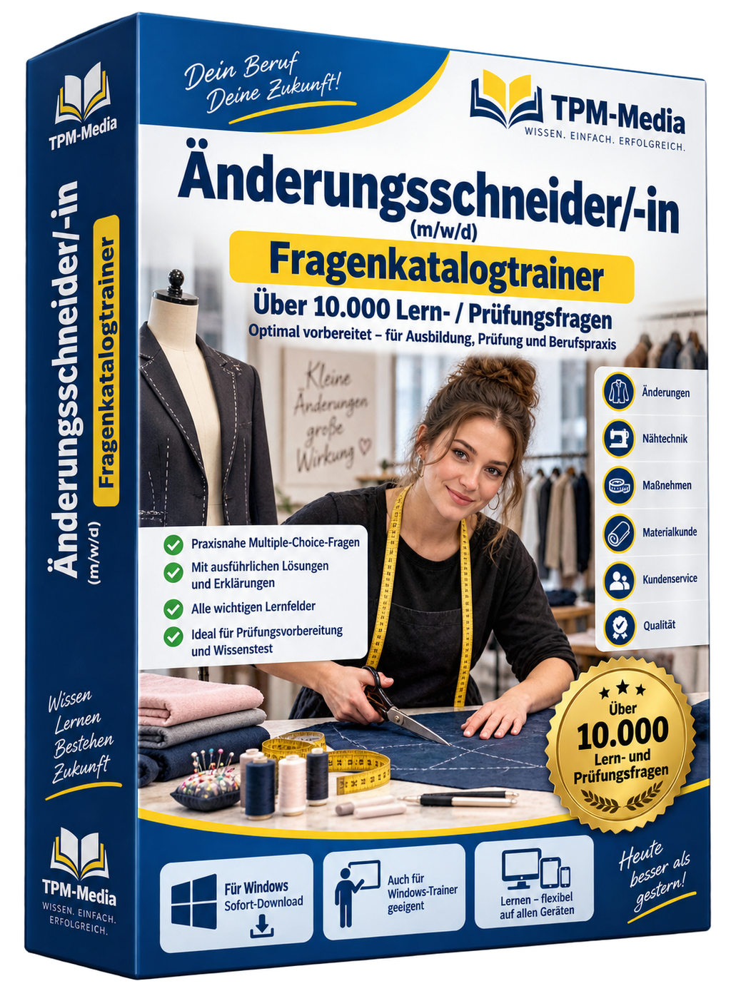 Fragenkatalogtrainer Änderungsschneider (m/w/d) Download für Windows