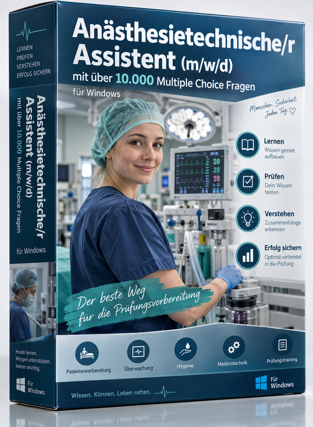 Anästhesietechnische/r Assistent/-in (m/w/d) Fragenkatalogtrainer Download für Windows