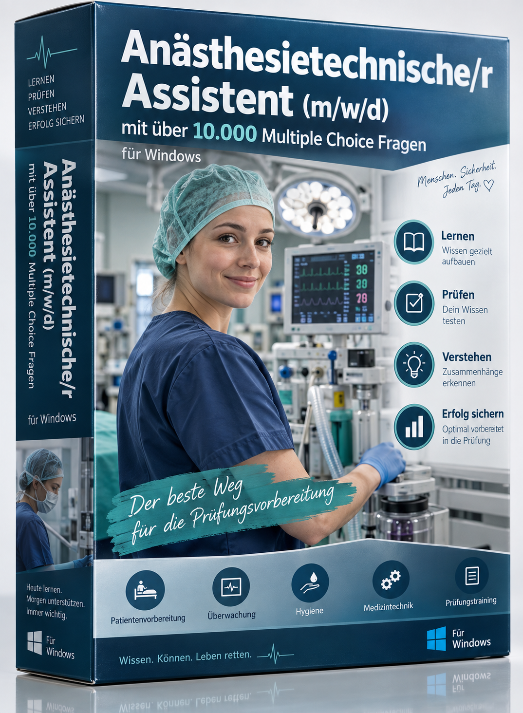 Anästhesietechnische/r Assistent/-in (m/w/d) Fragenkatalogtrainer Download für Windows