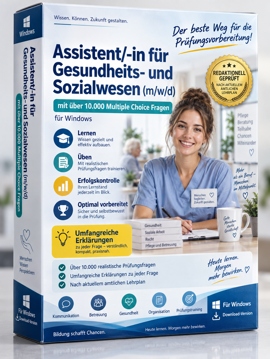 Assistent für Gesundheits- und Sozialwesen (m/w/d) - Download (WIN) Fragenkatalogtrainer - Download für Windows (Kopie)