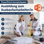 PowerPoint-Komplettpaket - Ausbildung zum Ausbaufacharbeiter/in - TPM-Media Verlag